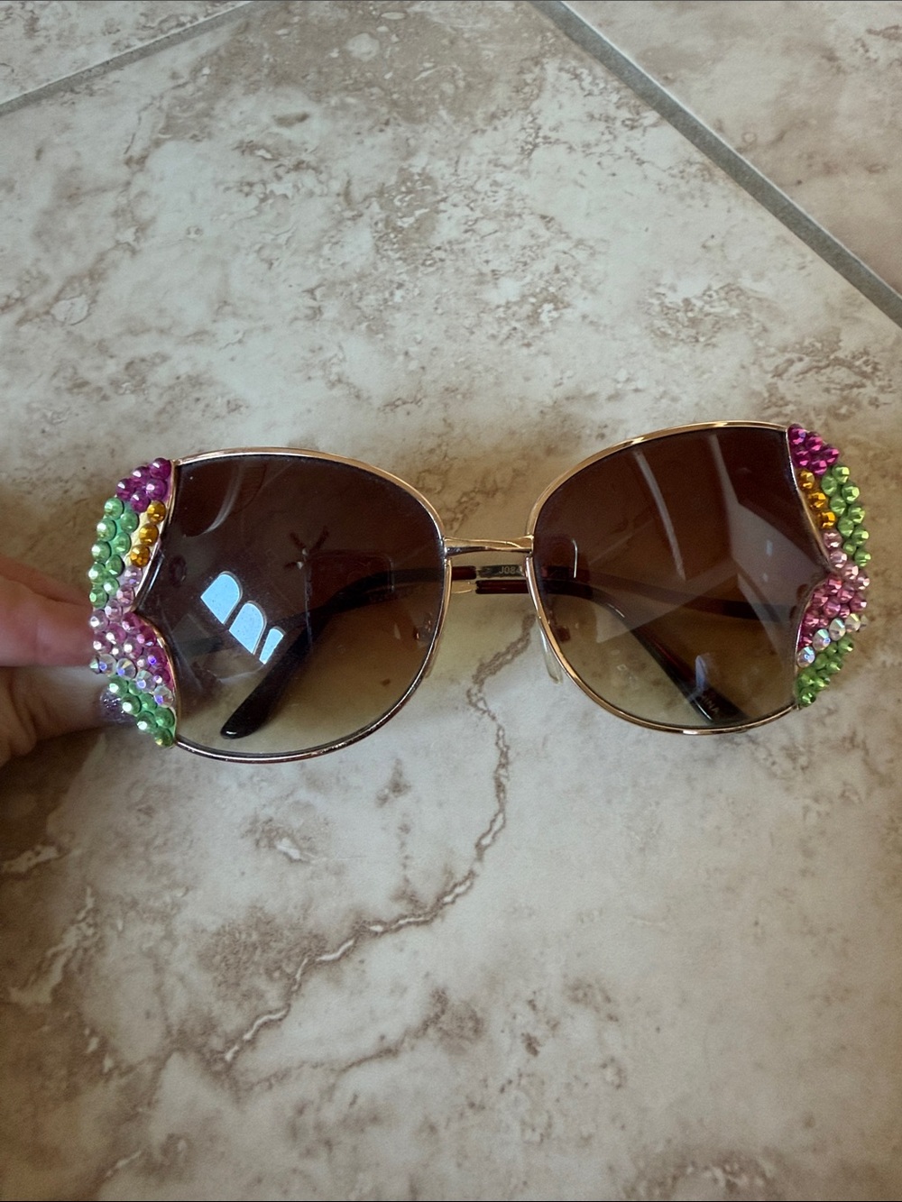 Rhinestone sunglasses